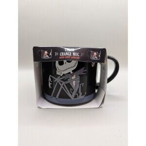 NEW Nightmare Before Christmas, Color Changing Coffee Mug, Jack And Sally 15 Oz